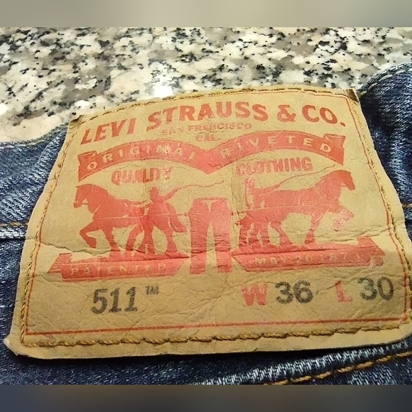Levi's 511 Classic Blue Jeans Size 36 - Picture 15 of 15